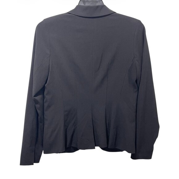 XOXO Women’s Black Blazer Size L Single Button Office Work Jacket - Picture 2 of 12